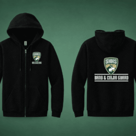 Logo Zippered Hoodie